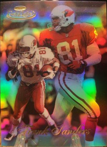 Frank Sanders #33 1998 Topps Gold Label Football