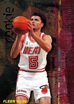 Sasha Danilovic #288 Basketball Cards 1995 Fleer