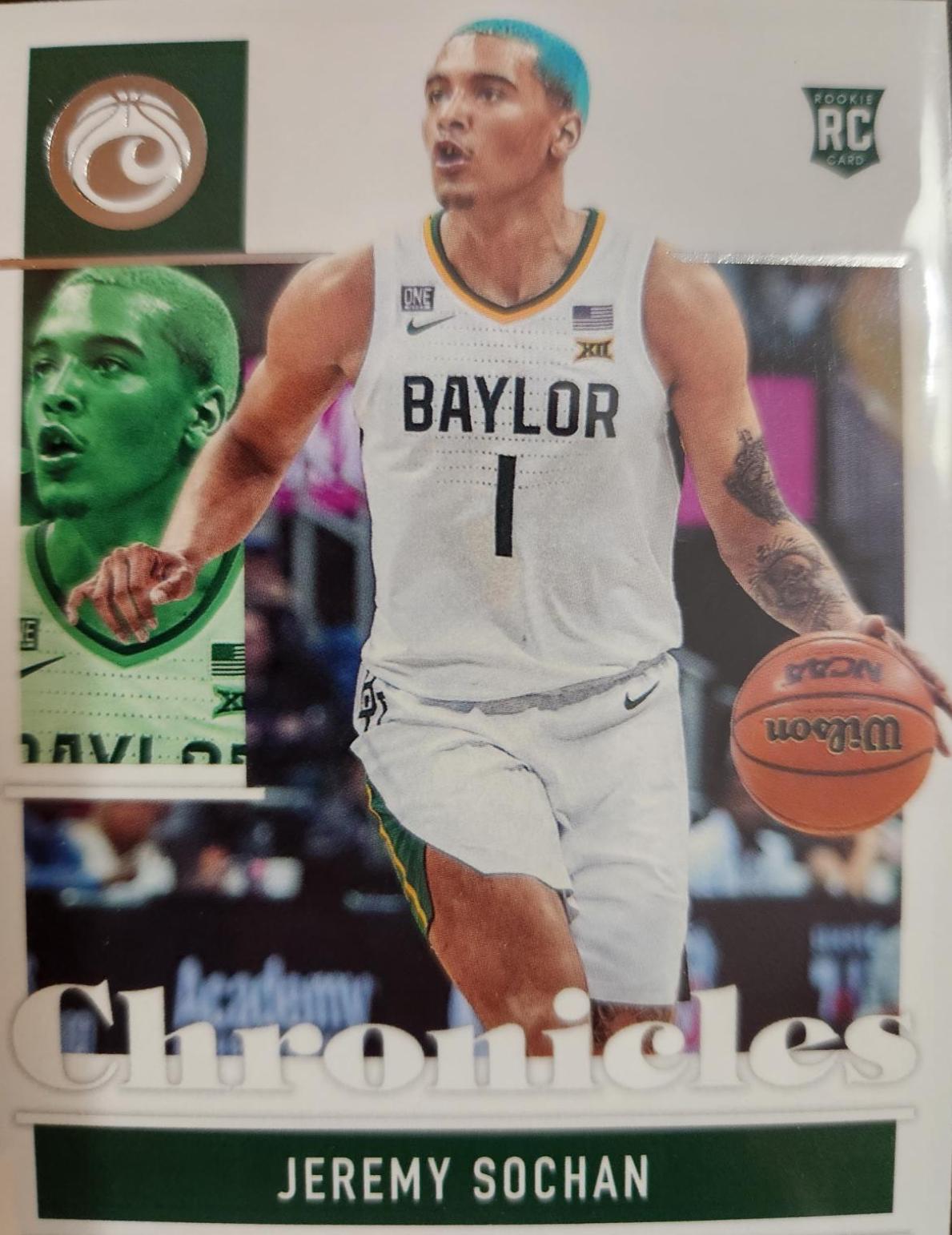 Jeremy Sochan #4 Basketball Cards 2022 Panini Chronicles Draft Picks
