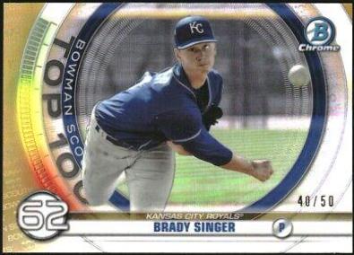 Brady Singer [Gold Refractor] #BTP62