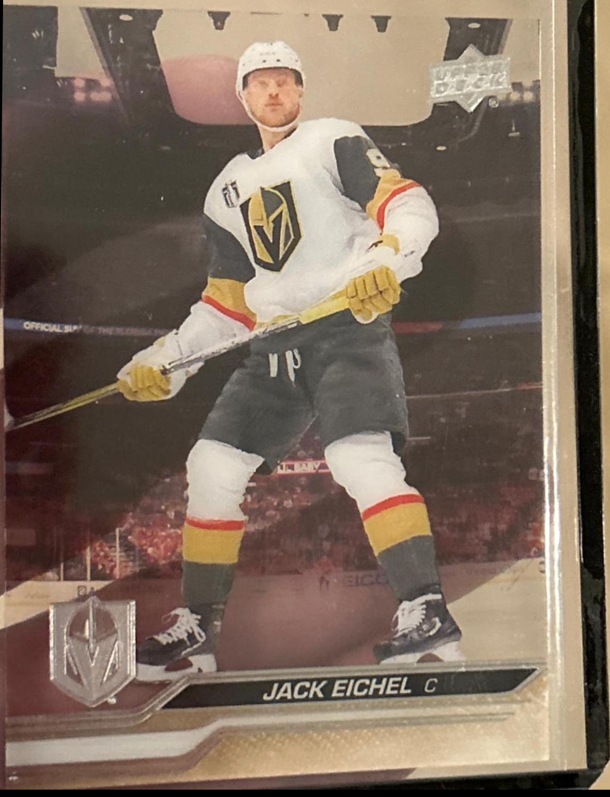 Jack Eichel #430 Hockey Cards 2023 Upper Deck