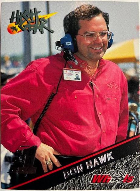 Don Hawk #185 Racing Cards 1994 Wheels High Gear NASCAR