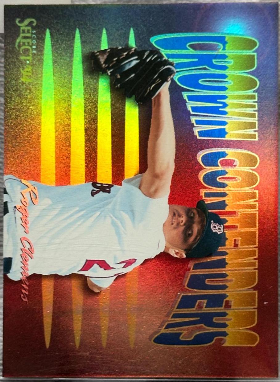 Roger Clemens #CC3 Baseball Cards 1994 Select Crown Contenders