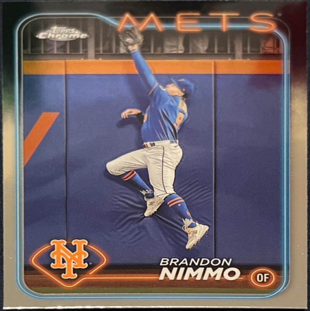 Brandon Nimmo #233 Baseball Cards 2024 Topps Chrome
