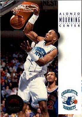 Alonzo Mourning #40 Basketball Cards 1993 Skybox Premium