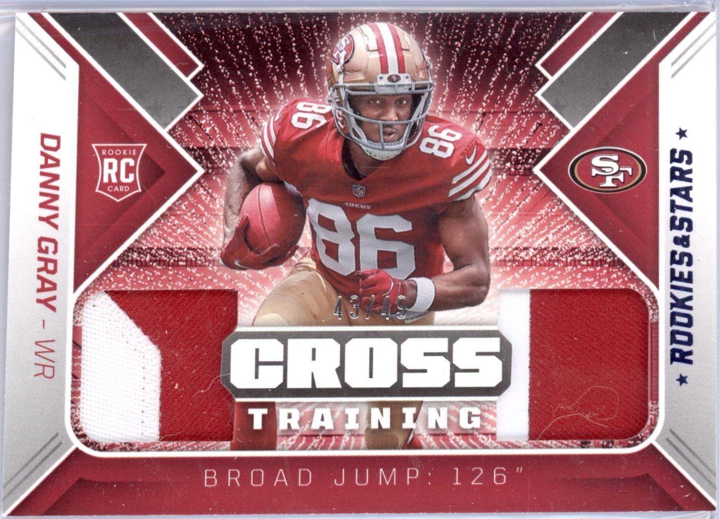 Danny Gray #CT-DG Football Cards 2022 Panini Rookies & Stars Cross Training