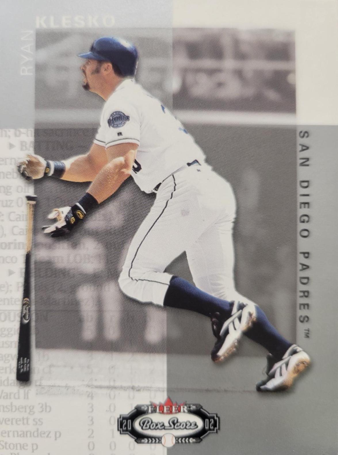 Ryan Klesko #65 Baseball Cards 2002 Fleer Box Score