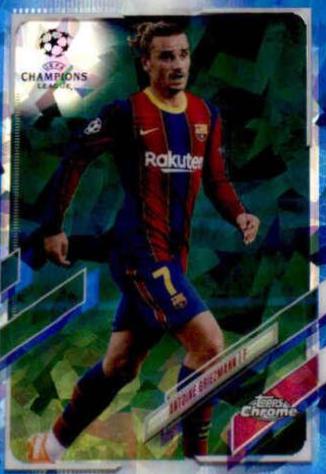 Antoine Griezmann #29 Soccer Cards 2020 Topps Chrome UEFA Champions League Sapphire