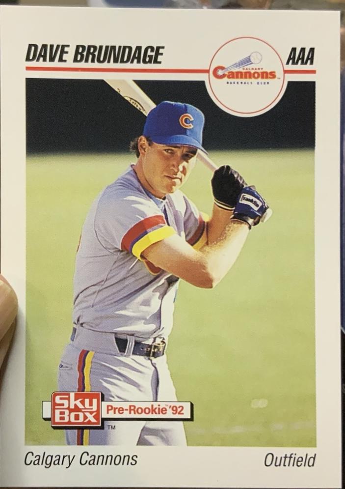 Dave Brundage #26 Baseball Cards 1992 Skybox AAA