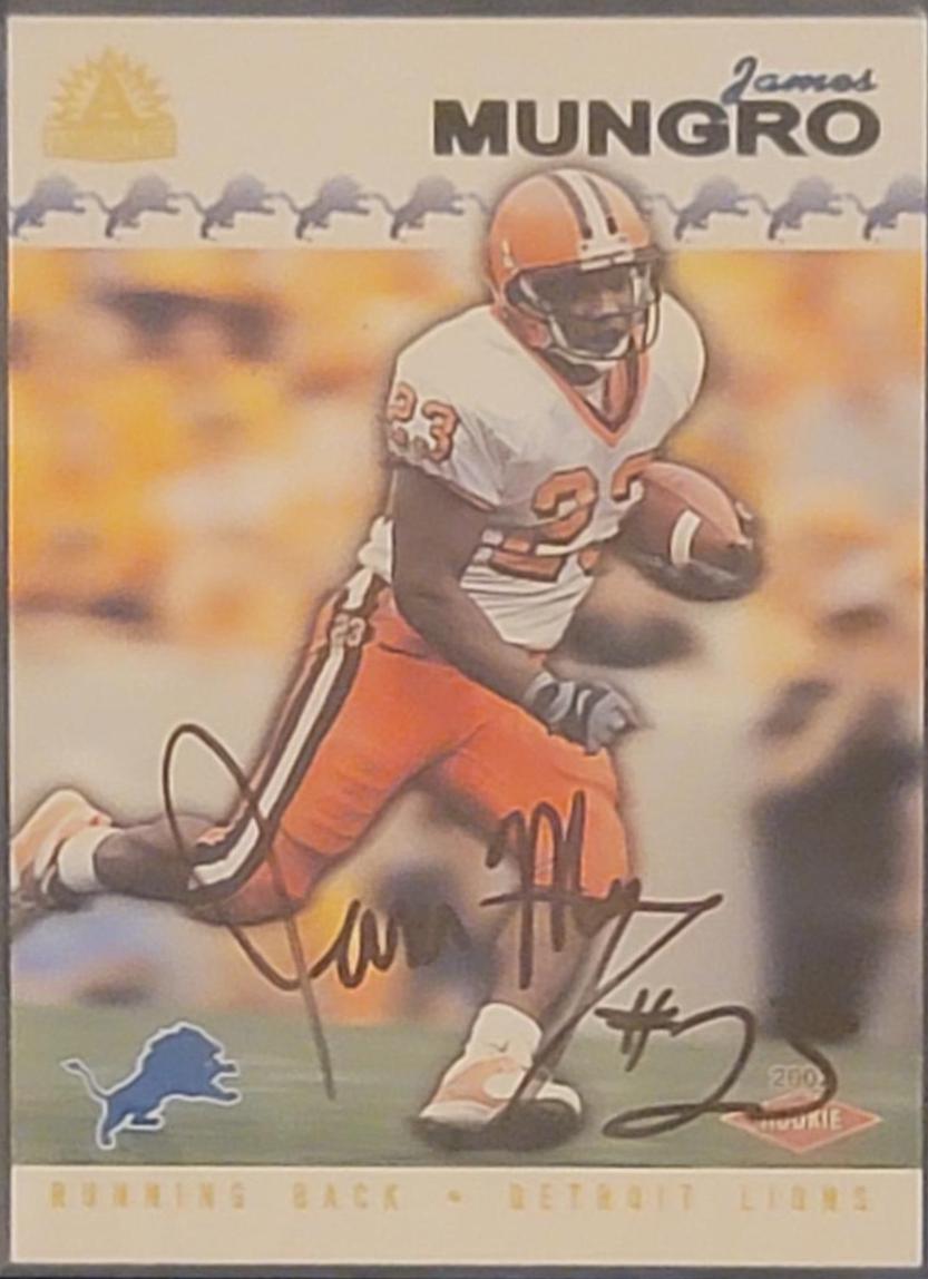 James Mungro #96 Football Cards 2002 Pacific Adrenaline