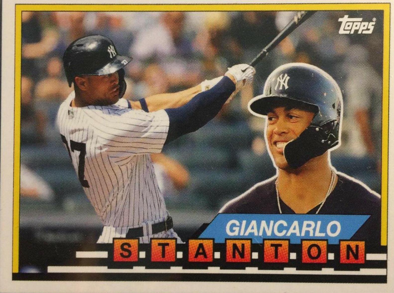Giancarlo Stanton #18 Baseball Cards 2019 Topps Throwback Thursday
