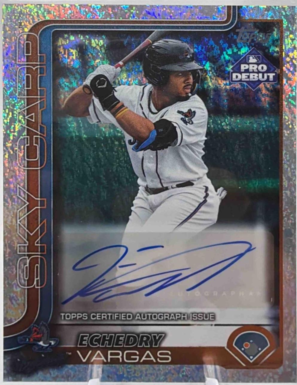 Echedry Vargas [Sparkle Foil Autograph] #PD-155