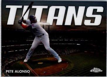 Pete Alonso #CT-13 Baseball Cards 2023 Topps Chrome Titans