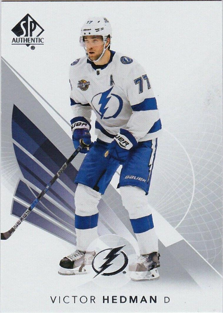 Victor Hedman #7 Hockey Cards 2017 SP Authentic