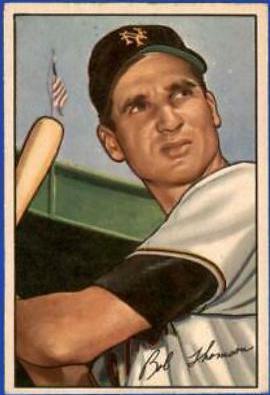 Bobby Thomson #2 Baseball Cards 1952 Bowman