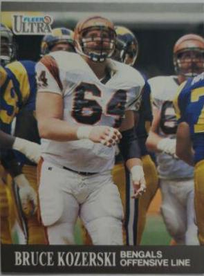 Bruce Kozerski #18 Football Cards 1991 Ultra
