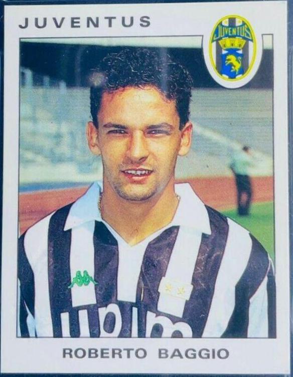 Roberto Baggio #183 Soccer Cards 1991 Panini Calciatori