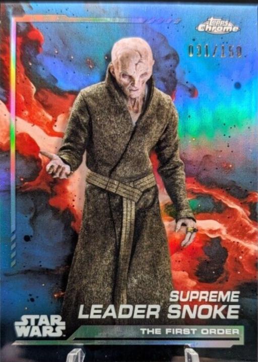 Supreme Leader Snoke [Blue Refractor] #117