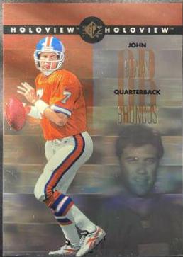 John Elway #7 Football Cards 1996 SP Holoview