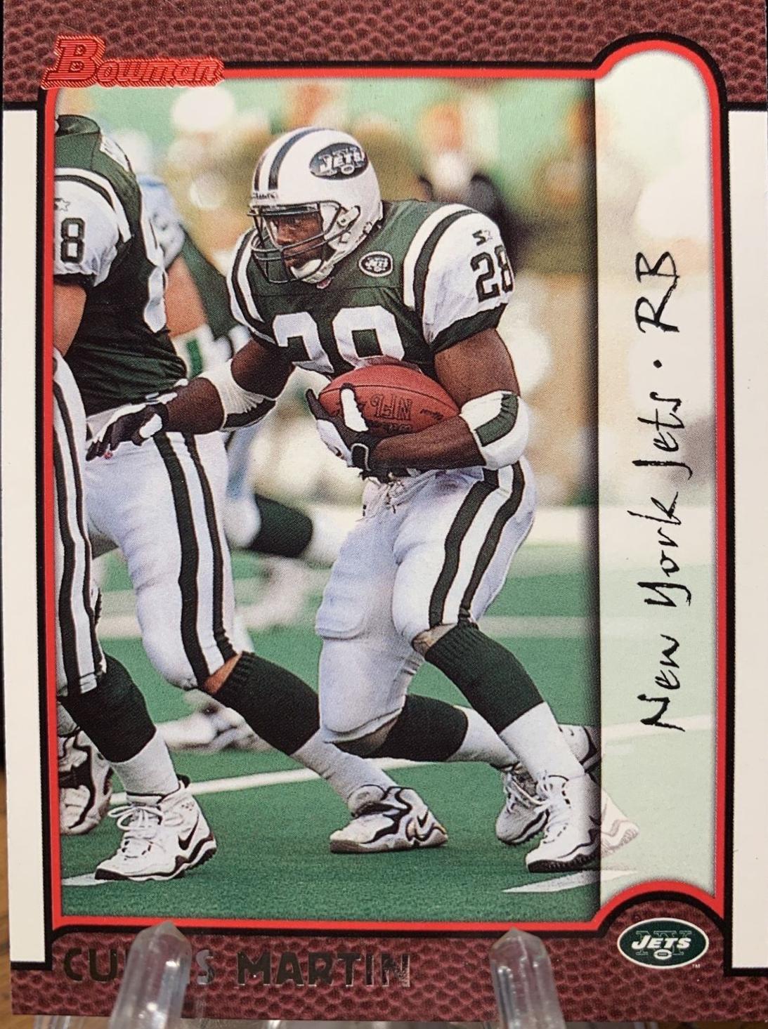 Curtis Martin #12 Football Cards 1999 Bowman
