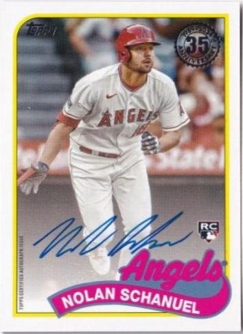 Nolan Schanuel #89BA-NSC 2024 Topps 1989 Autograph Baseball