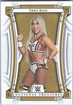 Thea Hail #9 Wrestling Cards 2023 Panini Chronicles WWE National Treasures