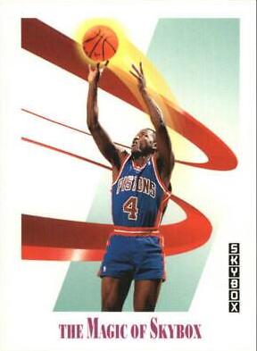 Joe Dumars #565 Basketball Cards 1991 Skybox