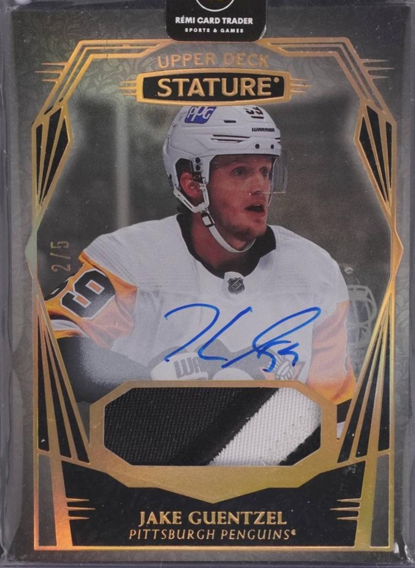 Jake Guentzel [Design Photo Variant Autograph Patch] #87
