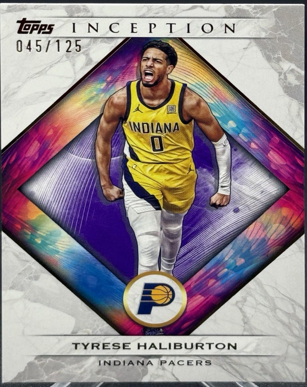 2025 Topps Inception Tyrese Haliburton [Purple] #25 card