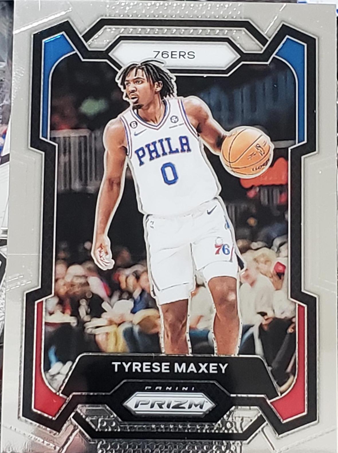 Tyrese Maxey #15 Basketball Cards 2023 Panini Prizm