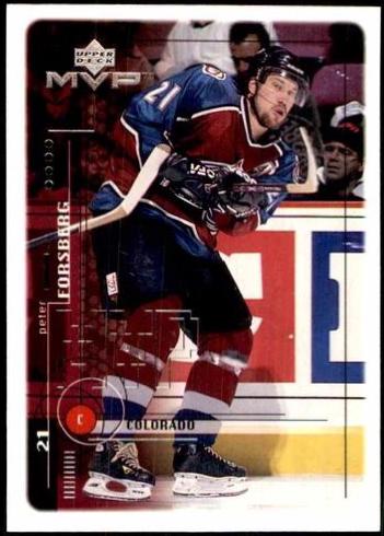 Peter Forsberg #51 Hockey Cards 1998 Upper Deck MVP