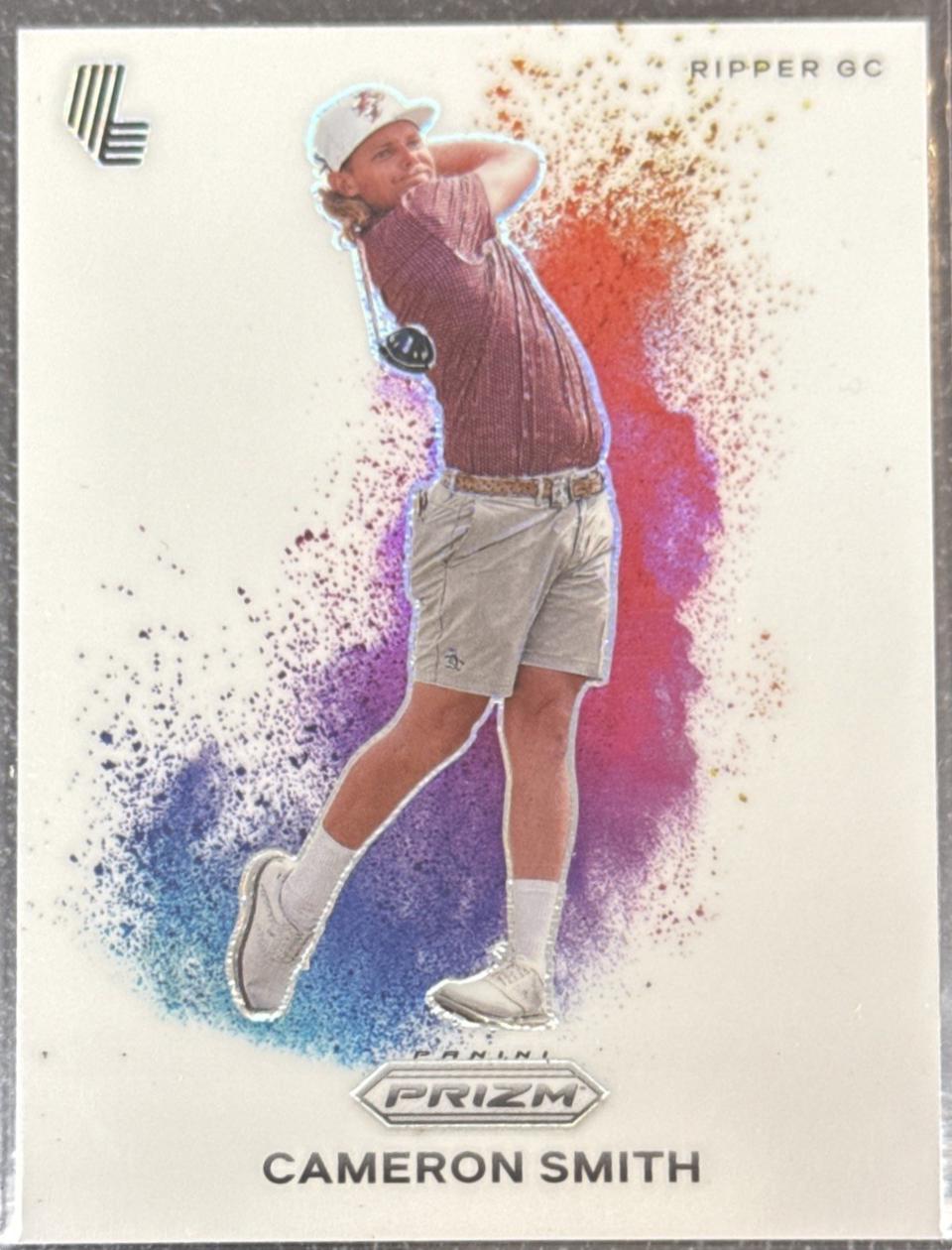 Cameron Smith #13 Golf Cards 2024 Panini Prizm LIV Color Blast