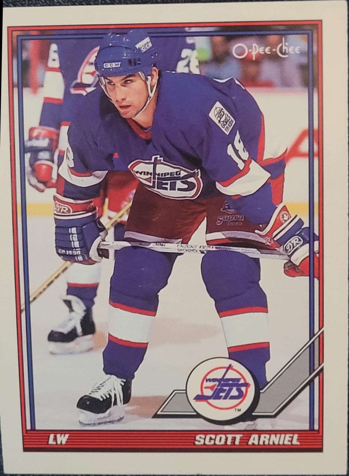 Scott Arniel #137 Hockey Cards 1991 O-Pee-Chee