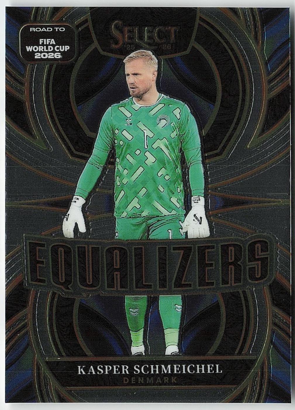 Kasper Schmeichel #8 2025 Panini Select Road To FIFA Equalizers