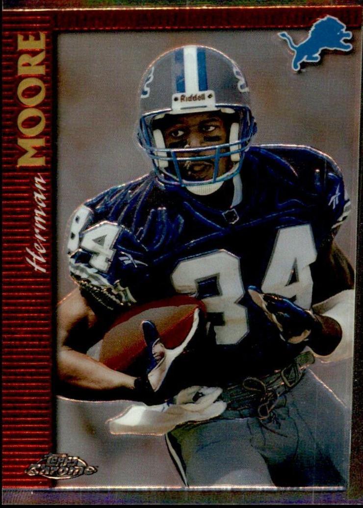 Herman Moore #35 1997 Topps Chrome Football
