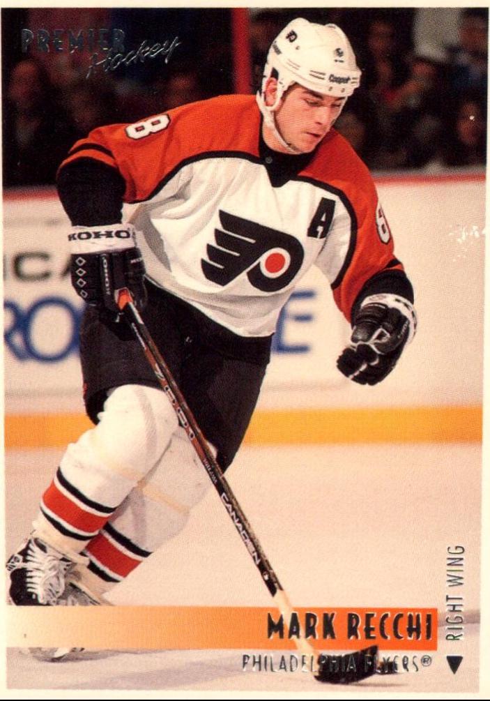 Mark Recchi #90 Hockey Cards 1994 Topps Premier