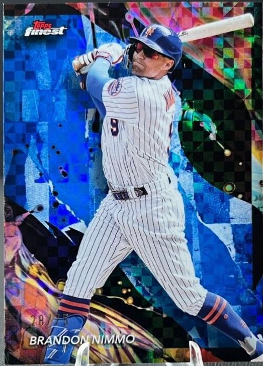 Brandon Nimmo [Blue Checkerboard Refractor] #184