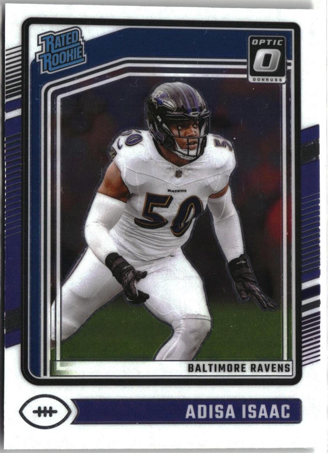 Adisa Isaac #202 Football Cards 2024 Panini Donruss Optic
