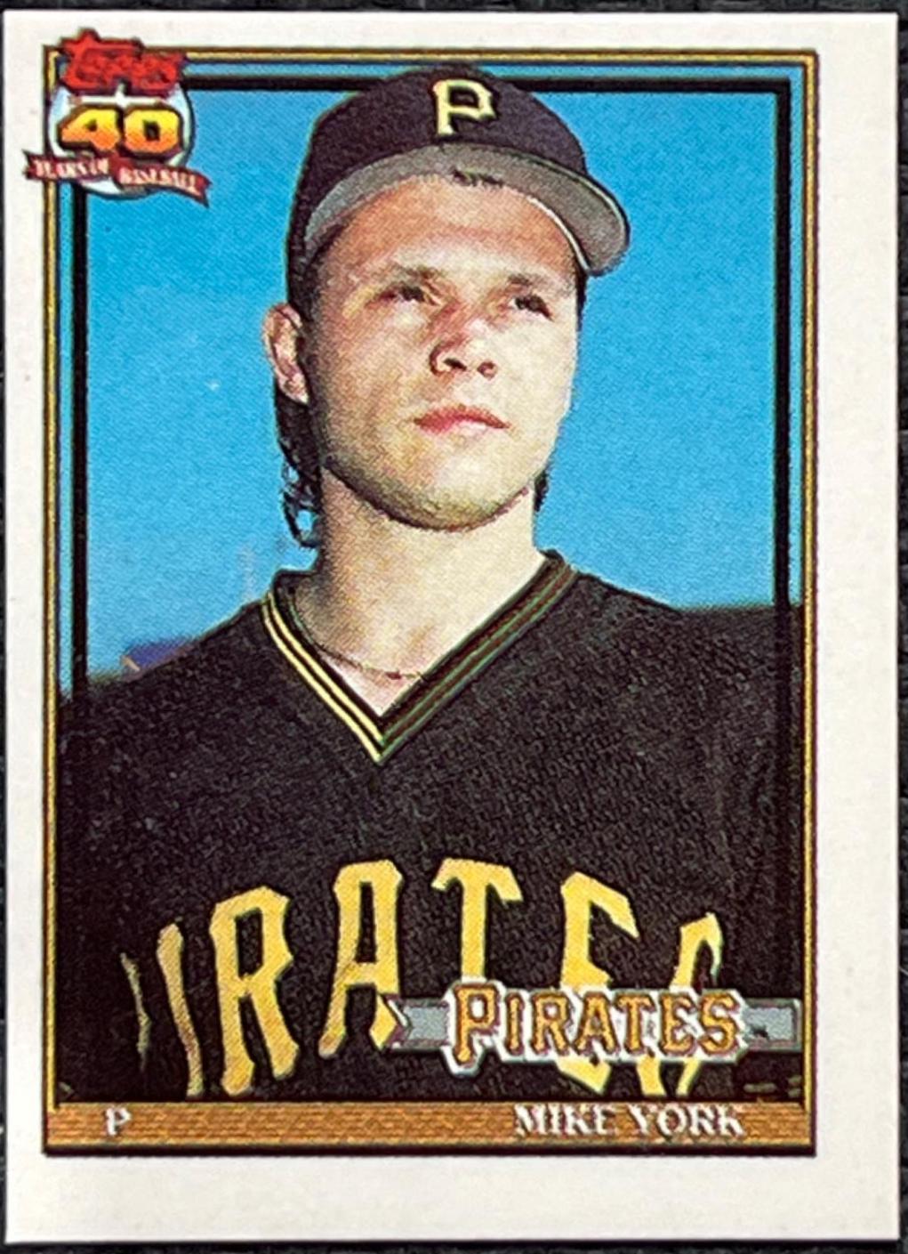 Mike York #508 Baseball Cards 1991 Topps Micro