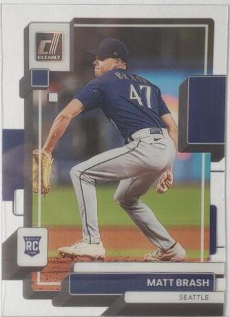 Matt Brash #5 Baseball Cards 2022 Panini Chronicles Clearly Donruss