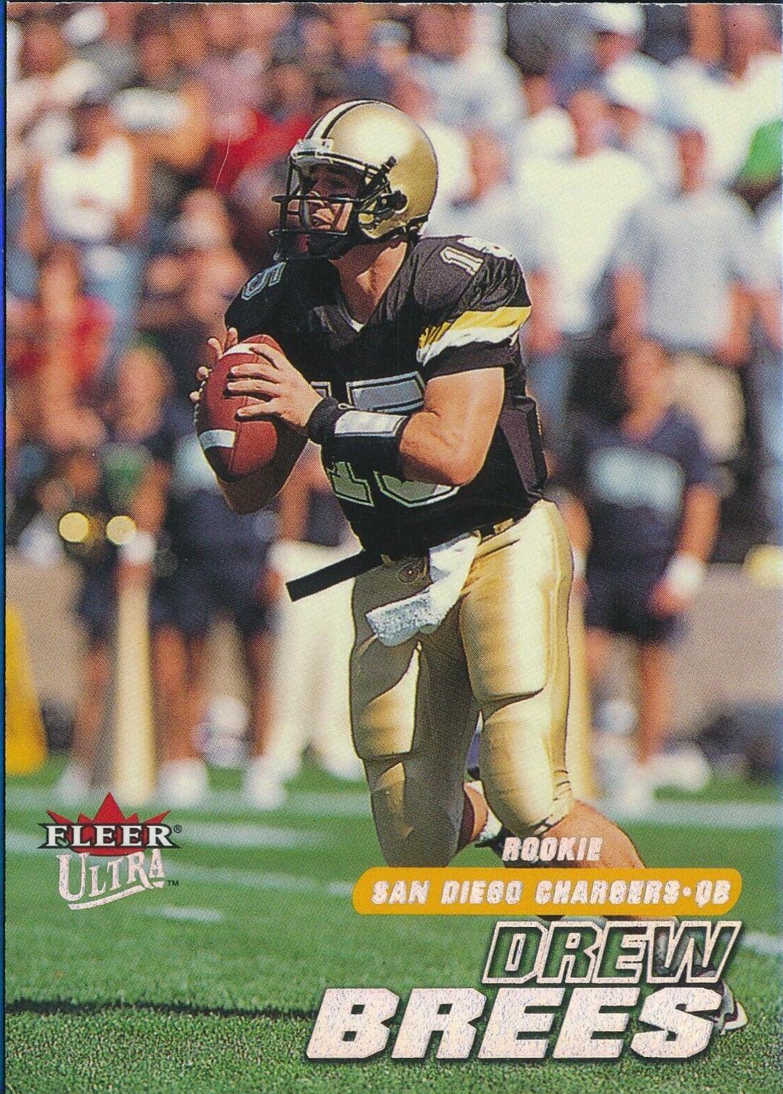 Drew Brees #260 Football Cards 2001 Ultra