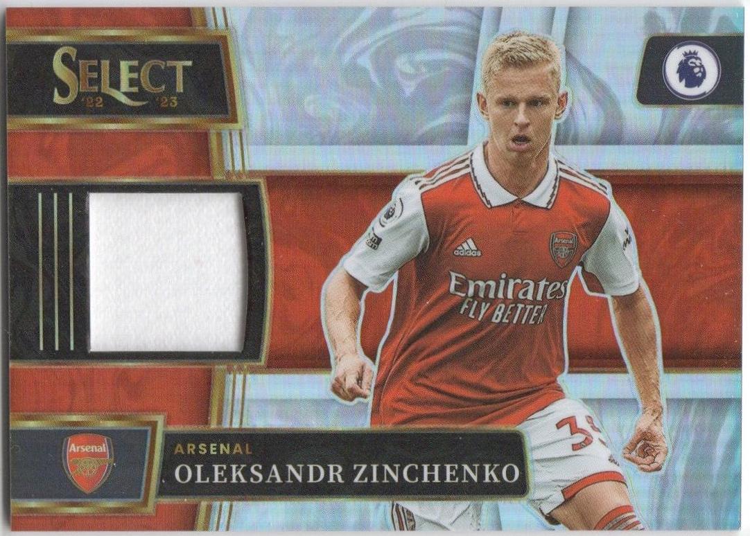 Oleksandr Zinchenko #SM-OZ Soccer Cards 2022 Panini Select Premier League Memorabilia