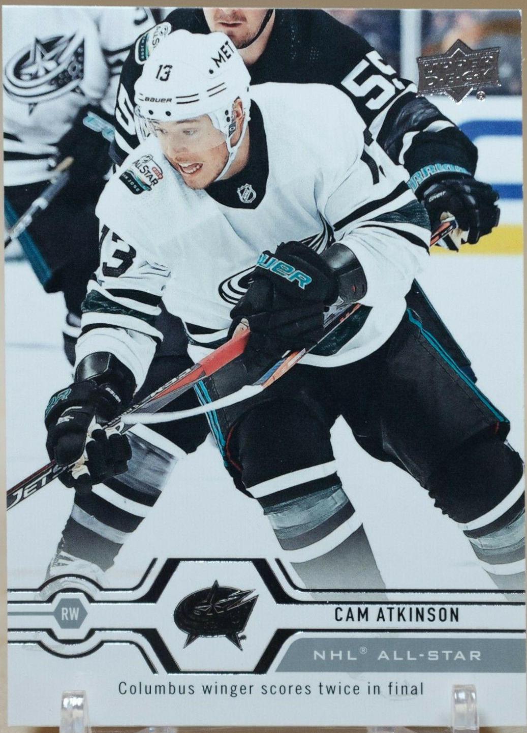 Cam Atkinson #538 Hockey Cards 2019 SP Authentic Upper Deck Update