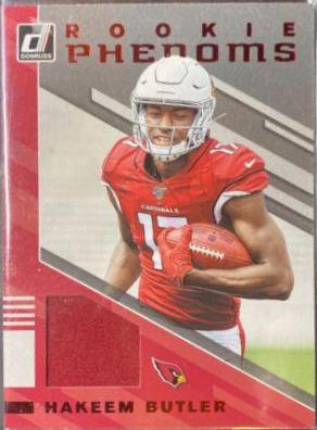 Hakeem Butler #RPJ 16 Football Cards 2019 Donruss Rookie Phenoms Jerseys