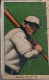 Clyde Milan #NNO Baseball Cards 1909 T206 Cycle 350
