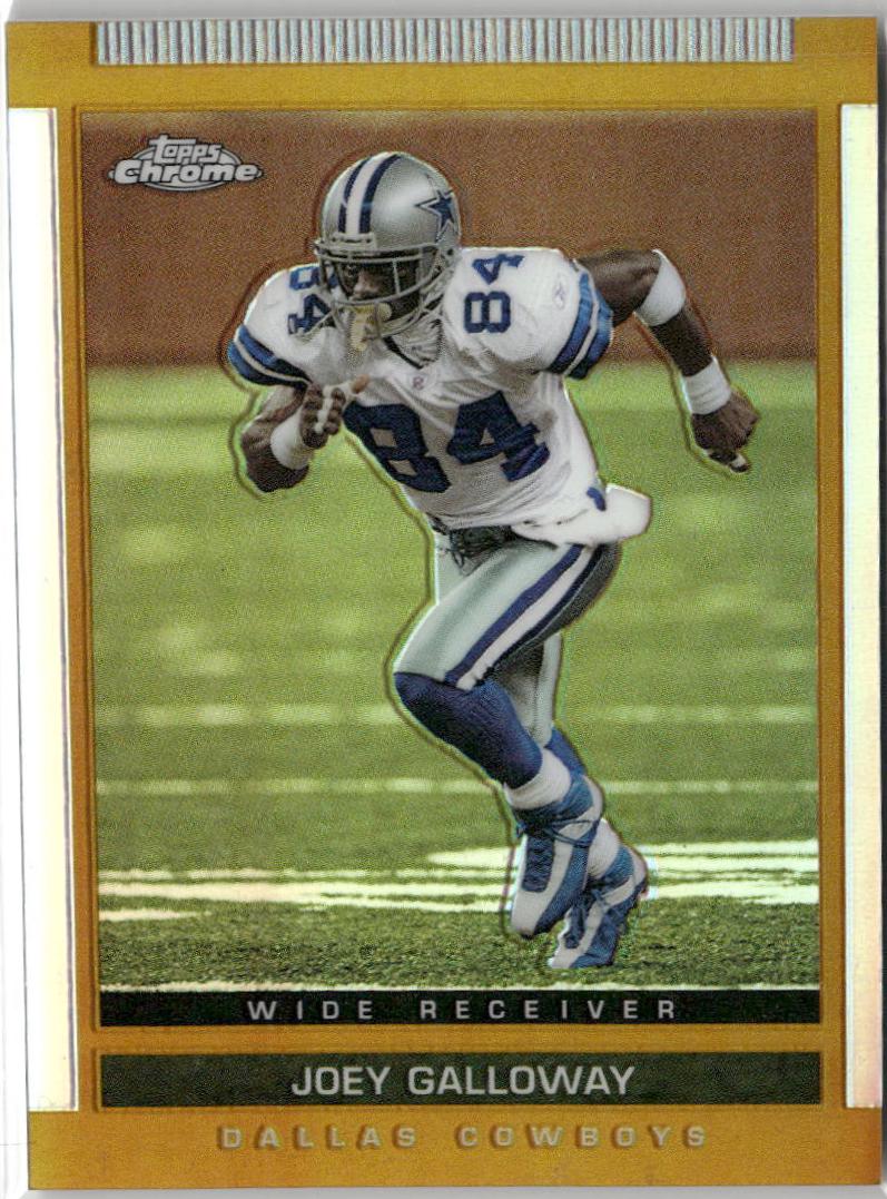 Joey Galloway [Chrome Gold Refractor] #22