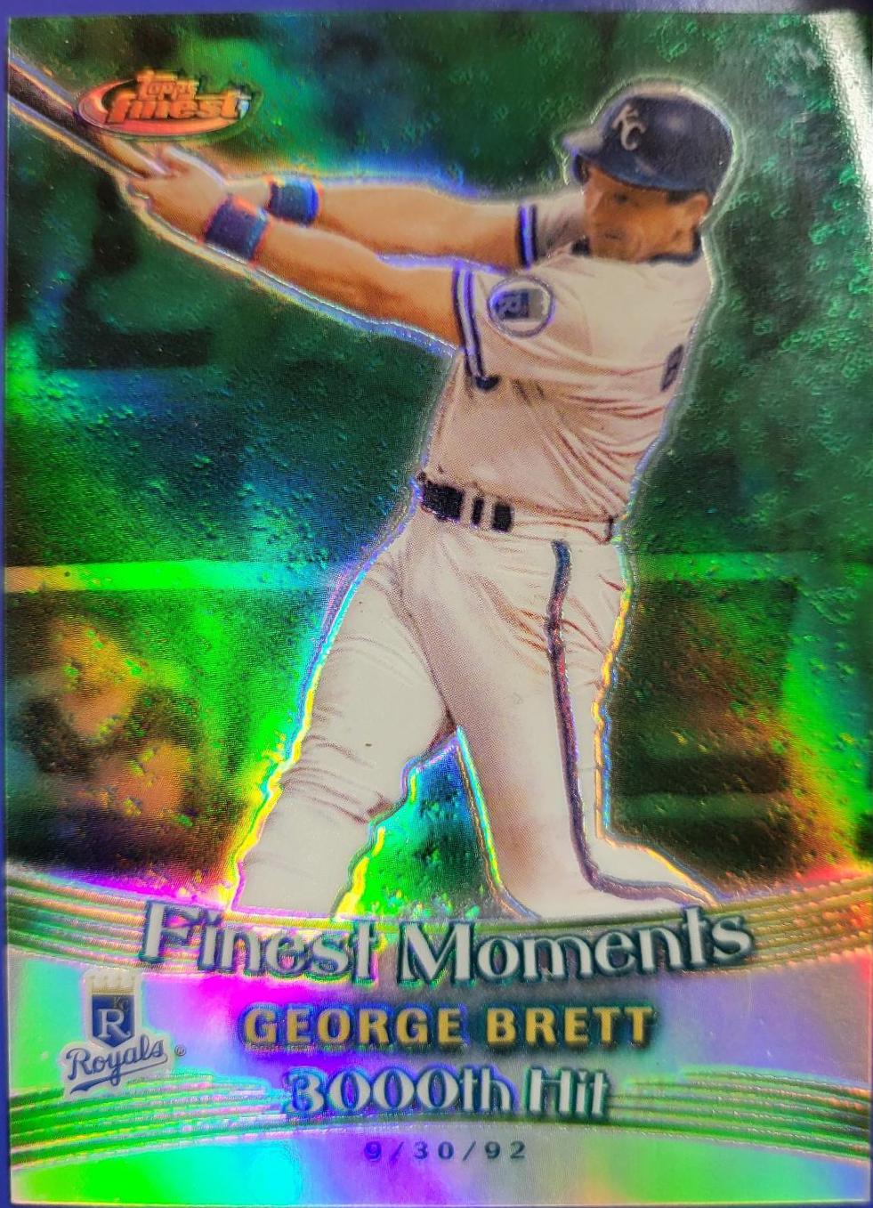 George Brett #FM23 Baseball Cards 2001 Finest Moments