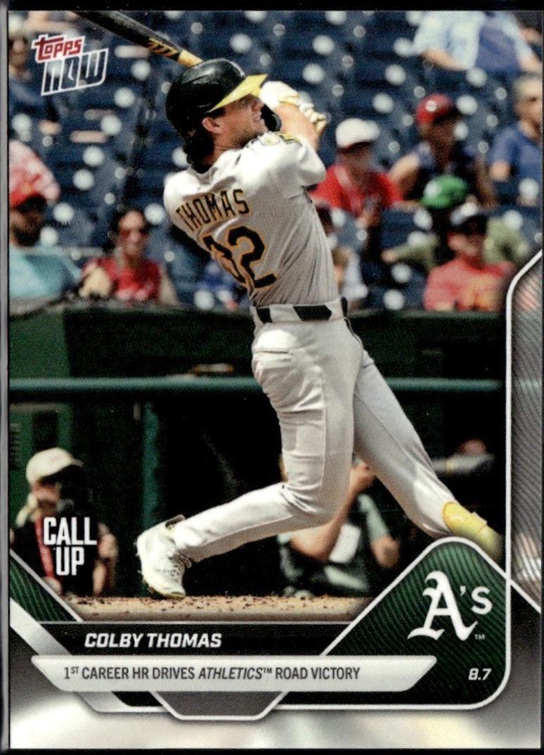 Colby Thomas #528 2025 Topps Now Baseball