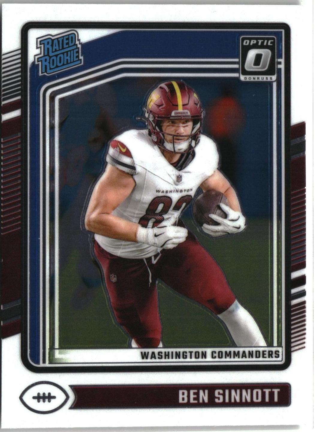 Ben Sinnott #207 Football Cards 2024 Panini Donruss Optic