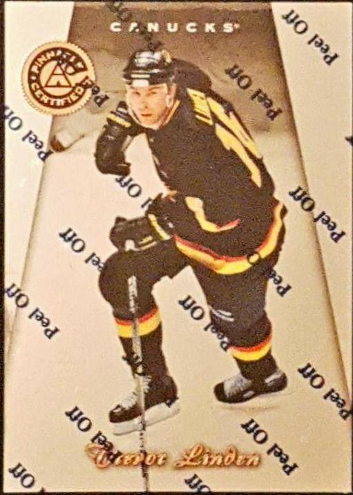 Trevor Linden #104 Hockey Cards 1997 Pinnacle Certified
